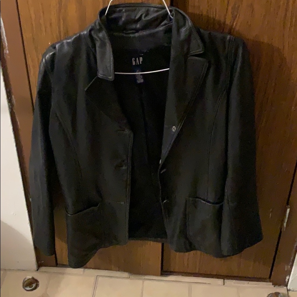 Gap leather jacket
